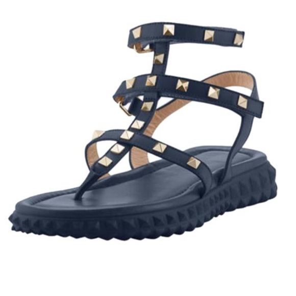 Valentino Garavani Shoes - VALENTINO GARAVANI FREE ROCKSTUD THONG SANDALS